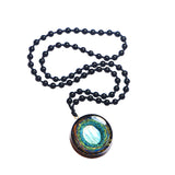 High Frequency Natural Crystal Pendant Votive Necklace