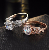 Europe and America inlaid zircon jewelry handmade creative jewelry for women's rings
