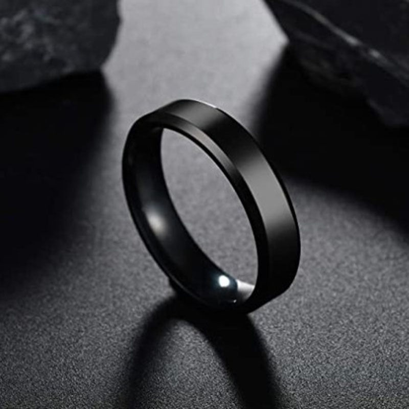 Stainless Steel Ring for Women Men Fashion Gold Color Finger Rings Wedding Band Jewelry Gift