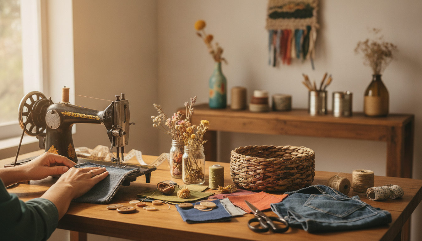 Creative Upcycling Crafts at Home for a Sustainable Future