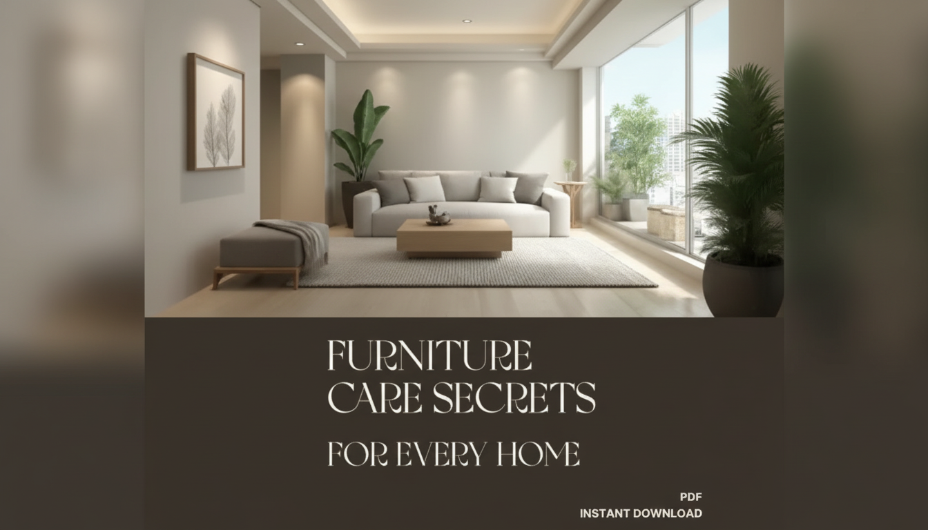 Furniture Care Secrets: Clean & Maintain Wood, Fabric, Leather