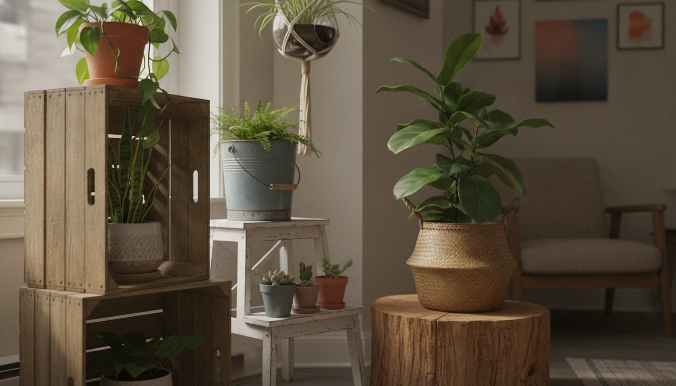 Cheap Alternatives to Plant Stands: 7 Easy DIY Ideas