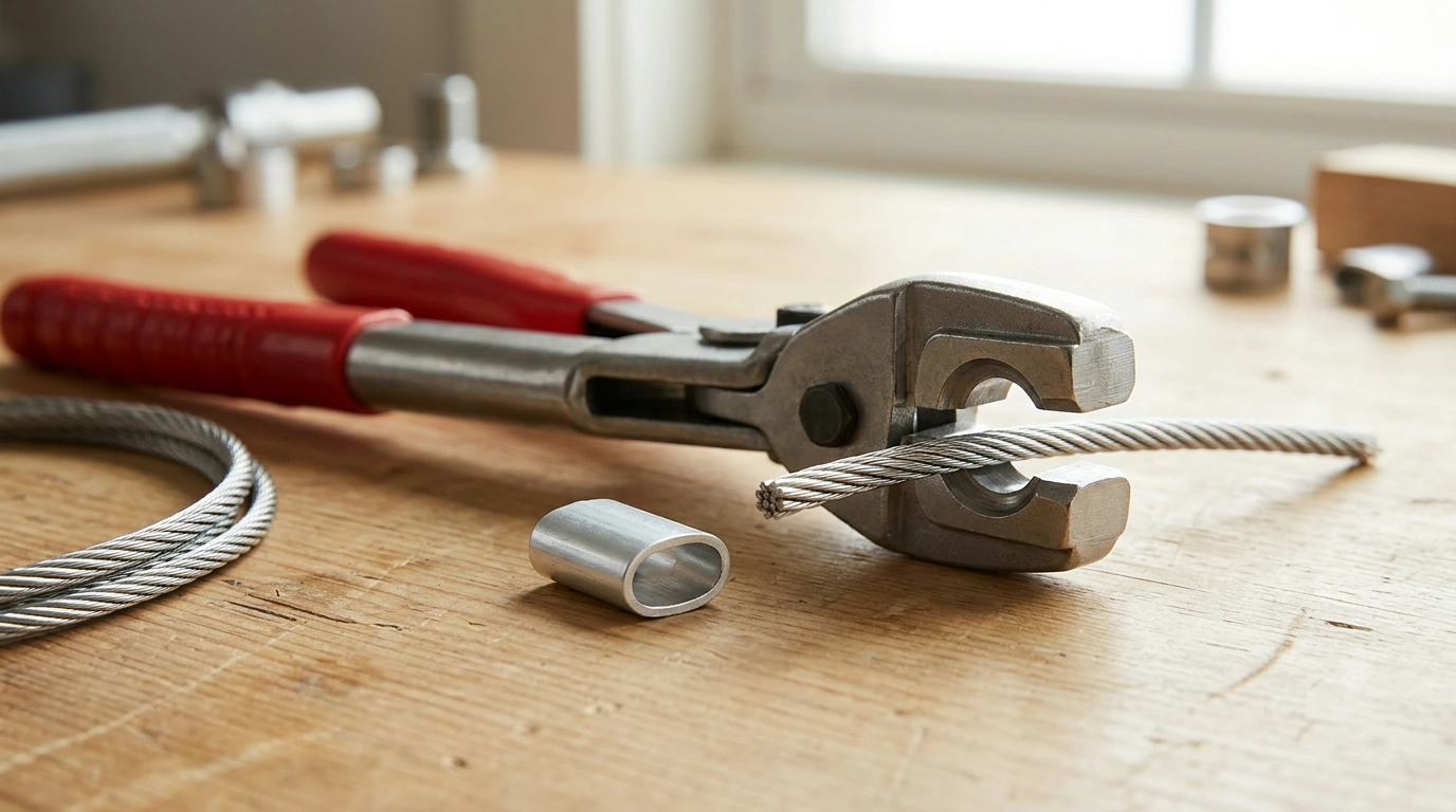 24-Inch Hand Swager: Check Wire and Fitting Compatibility